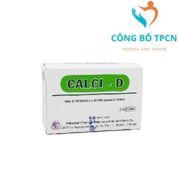 Calci - D Mekophar - Thuốc bổ sung calci